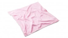 cleaneroo Mikrofasertuch 5er Box, hochreines Mikrofasertuch-Set, ideal für streifenfreie Reinigung, Farbe rosa
