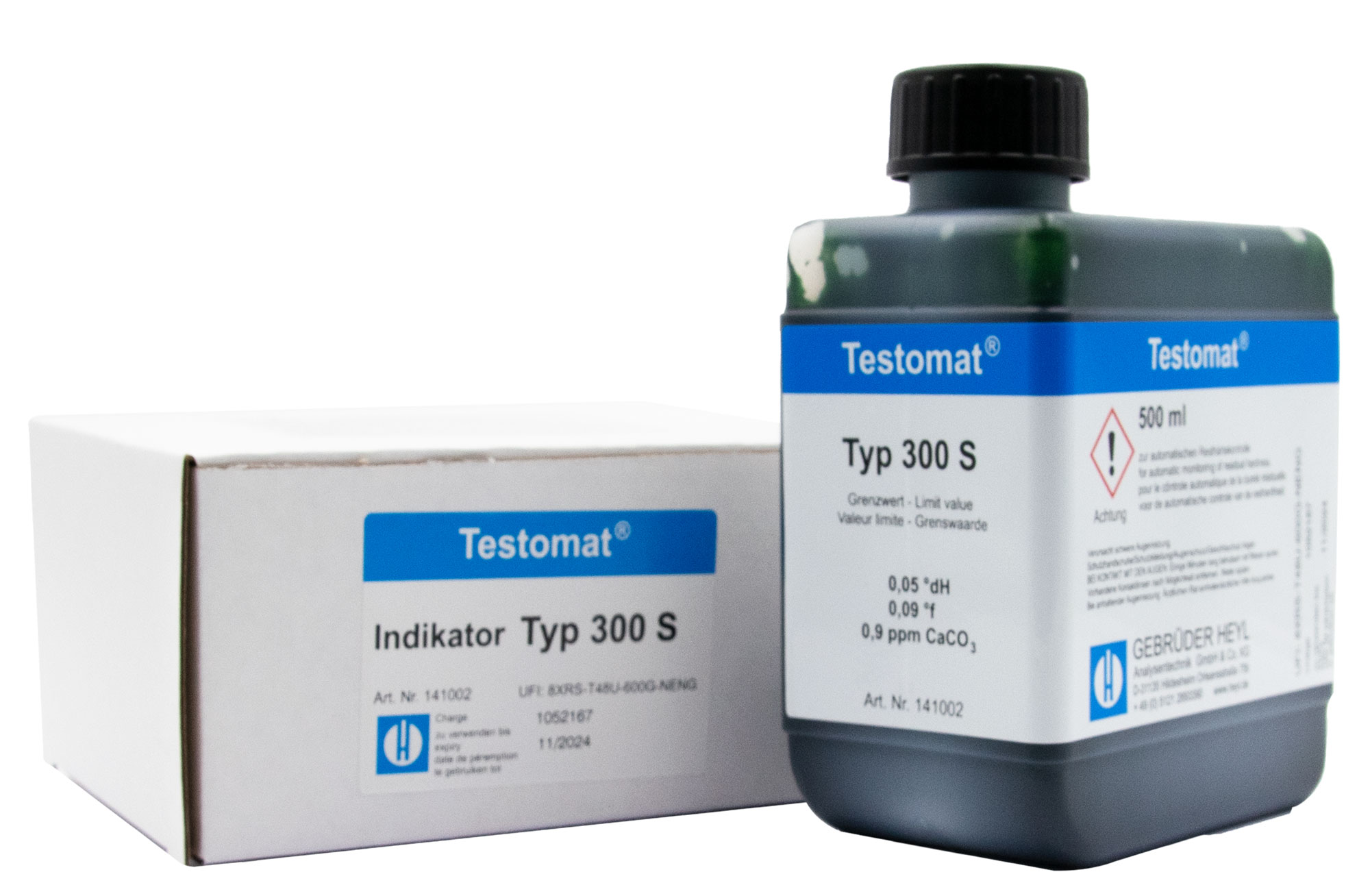 Testomat® 808 Indikator 300 S, Originalflasche 500 ml, Testlösung zur Wasseranalyse