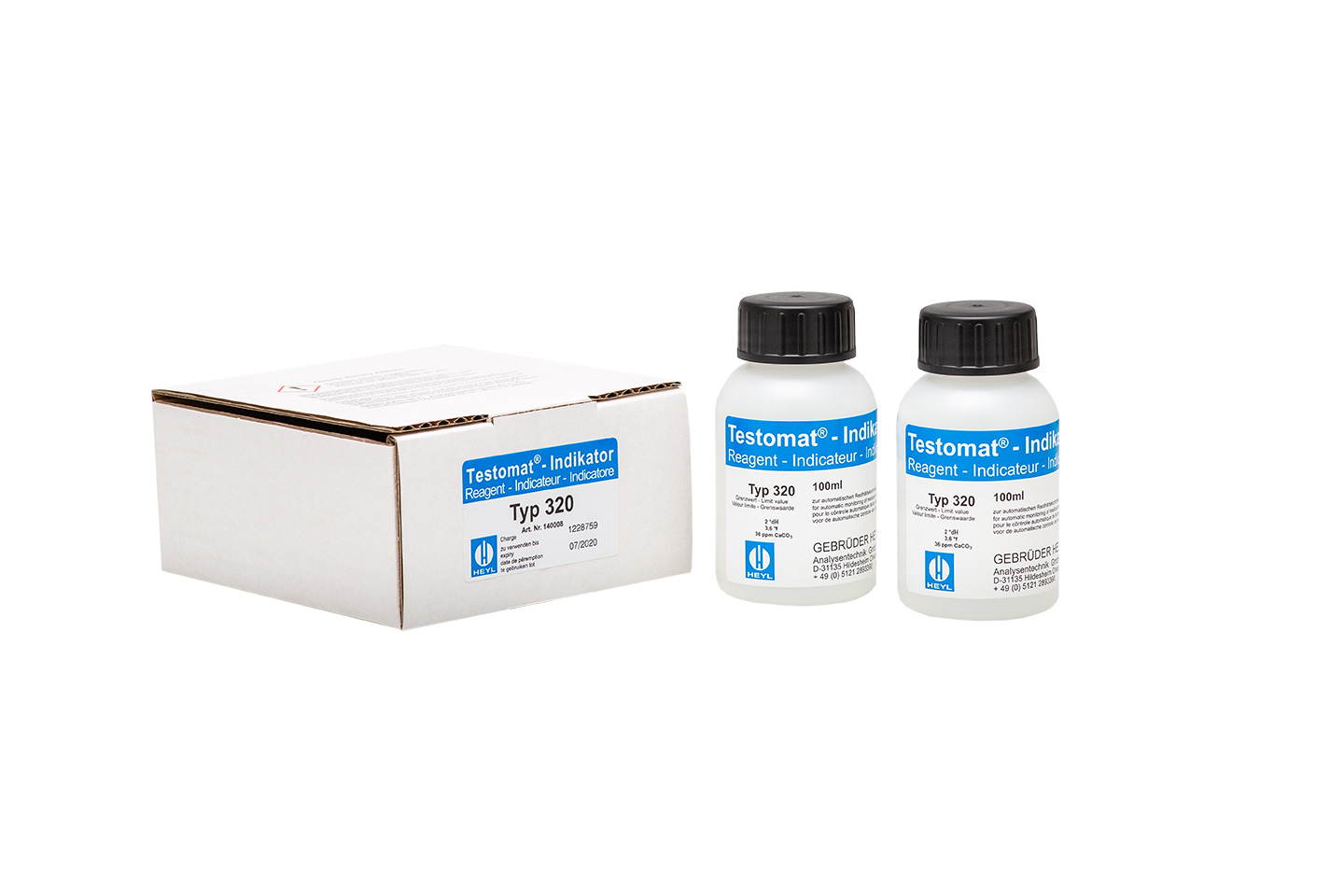 Testomat® 808 Indikator 320  2 x 100 ml Testomat® 808 Indikator 320, 2x100ml Flaschen mit Originalverpackung, einfache Handhabung